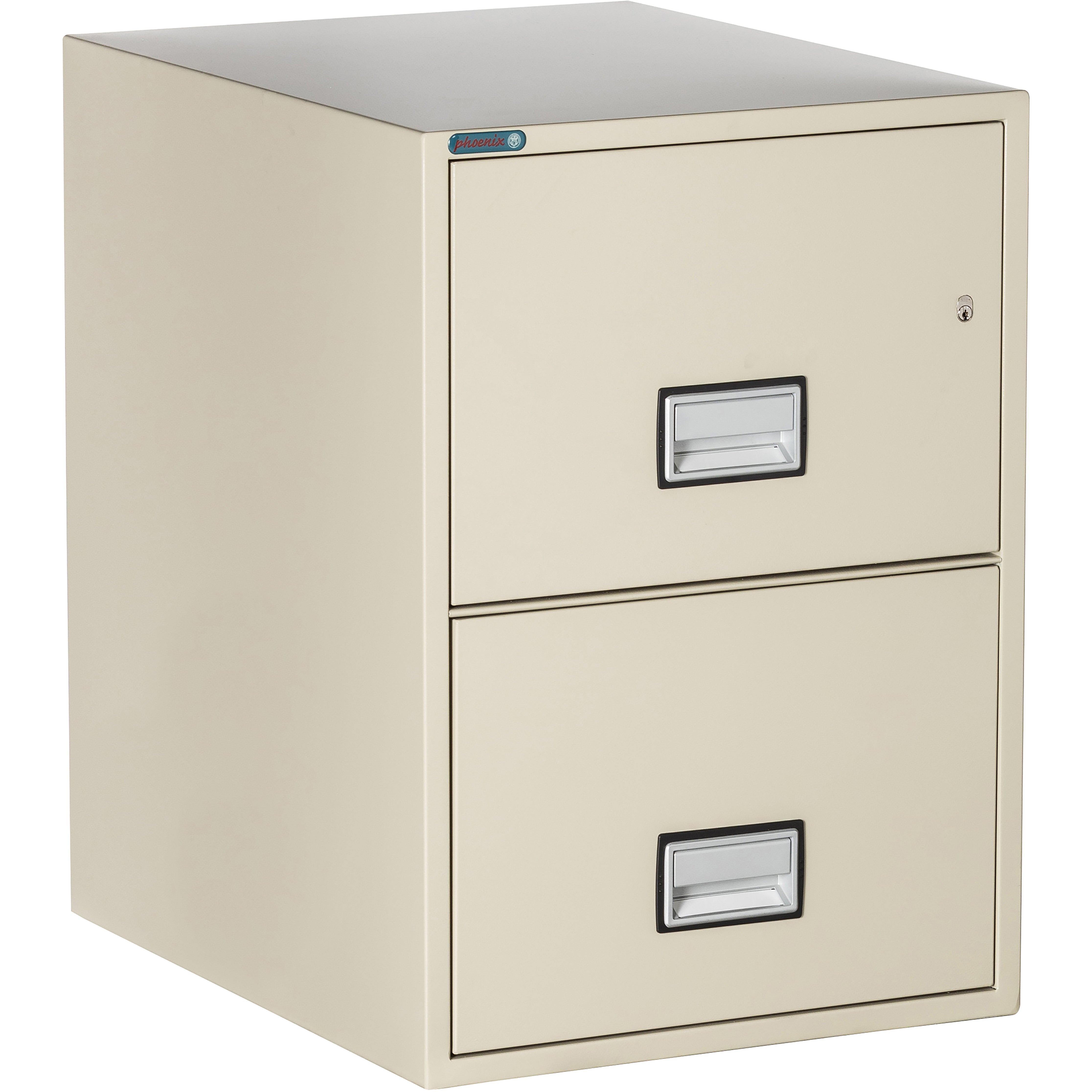 Phoenix Safe LGL2W25, Vertical 25 inch 2-Drawer Legal Fireproof File ...